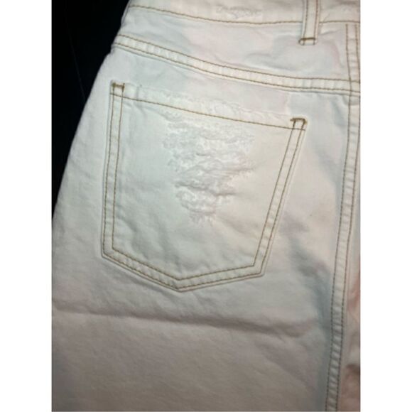 New SER.O.YA Alli Distressed Skirt in Arizona White - Picture 12 of 13